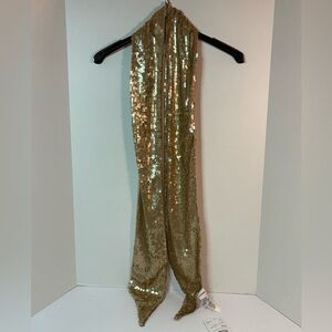 Doncaster Gold Sequin Scarf